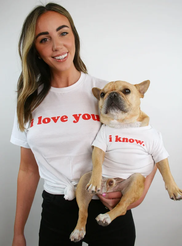 I Love You Matching T-Shirt Set