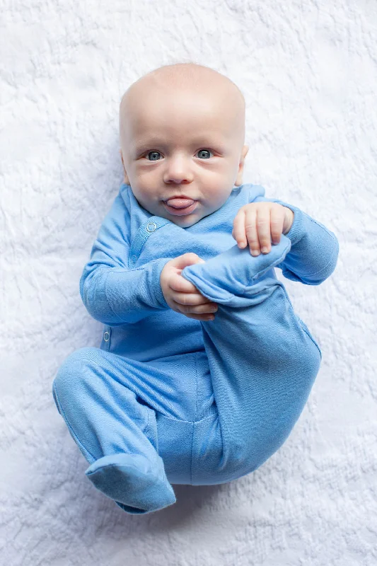 Sky Blue Baby Kimono Set