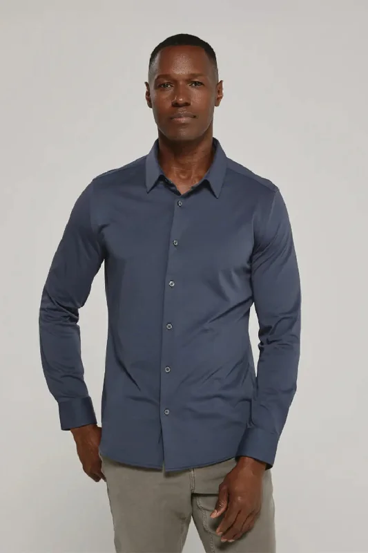 7Diamonds Girona Shirt for Men in Slate | SMKL-7777-SLT