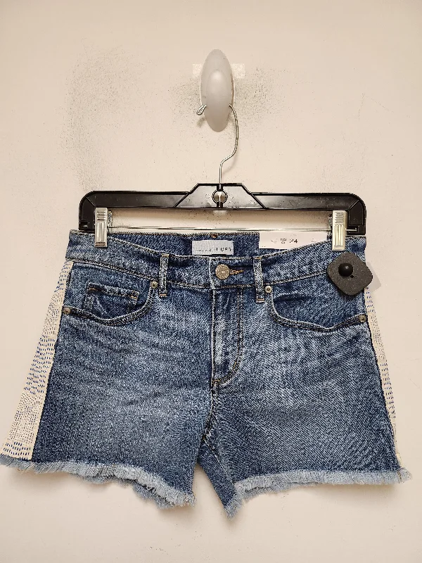 Shorts By Loft In Blue Denim, Size: 00