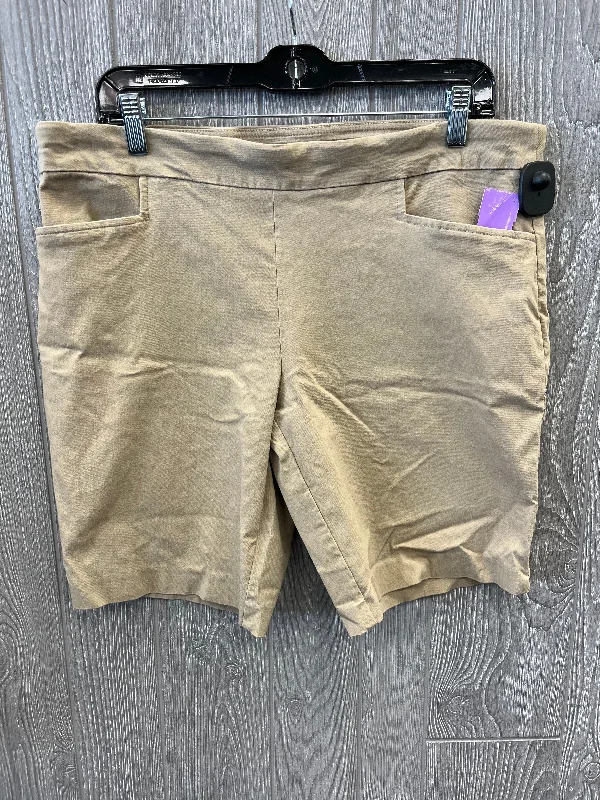 Shorts By Time And Tru In Tan, Size: 14