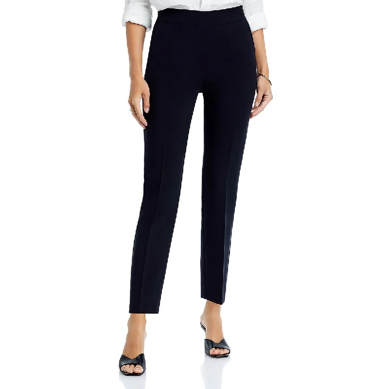 T Tahari Womens Slim High Rise Straight Leg Pants