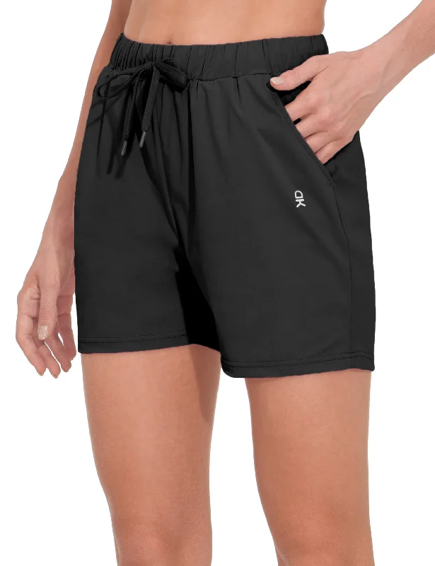 Women's Ultra-Stretch Quick Dry Drawstring Bermuda Shorts