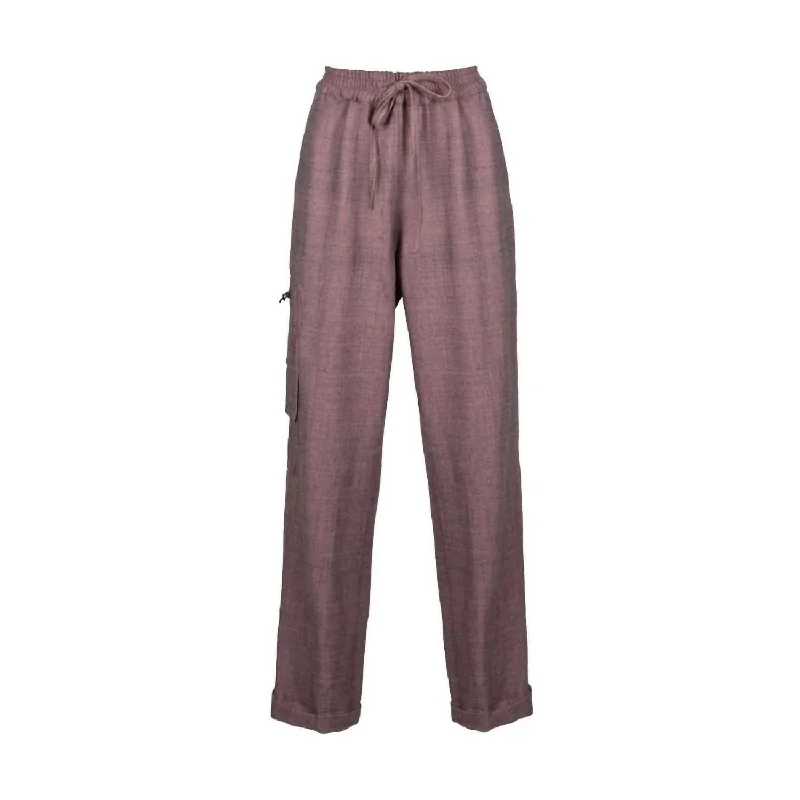 Women's Dress Slack Pants In Pink